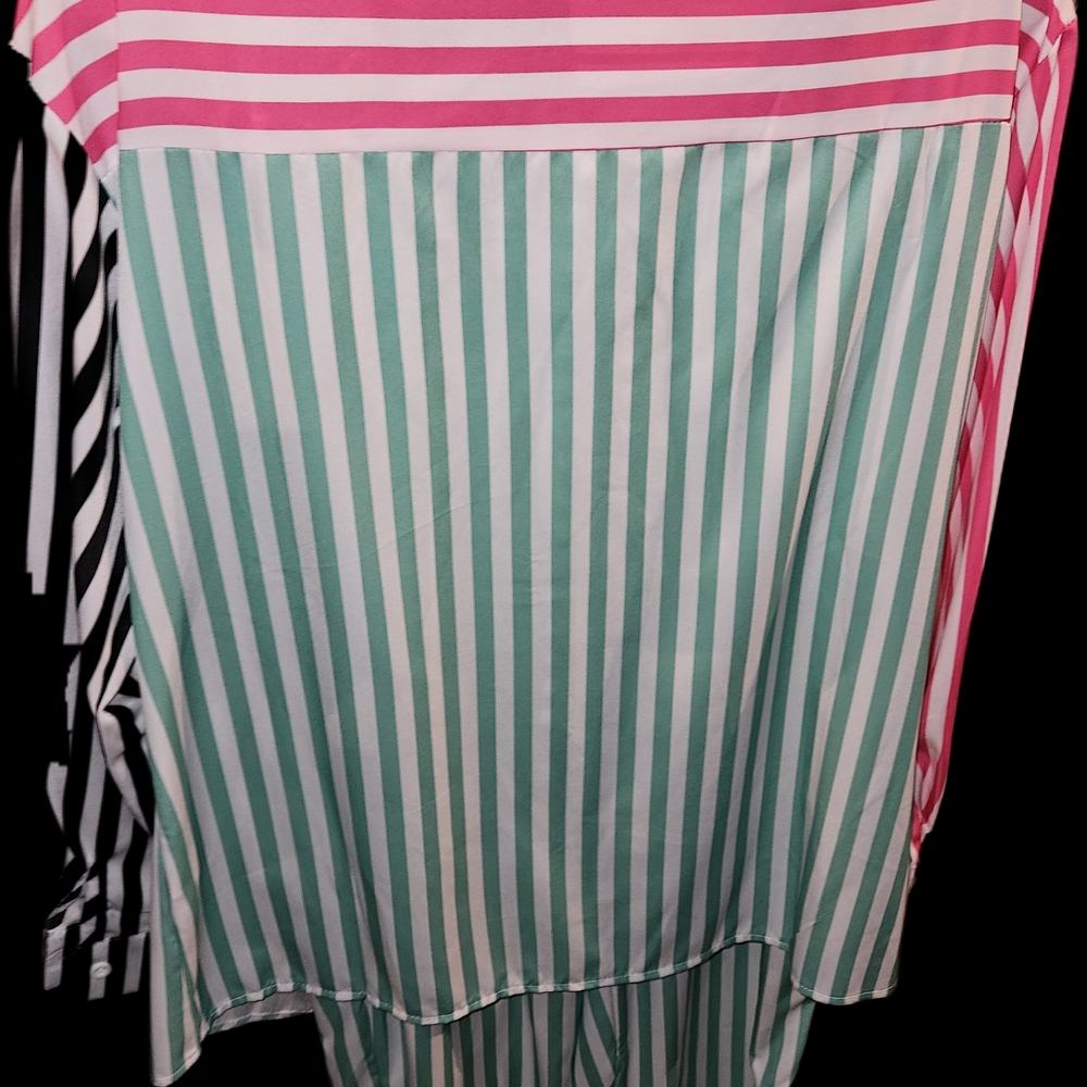 Striped Button-Up Shirt - Picture 2 of 2